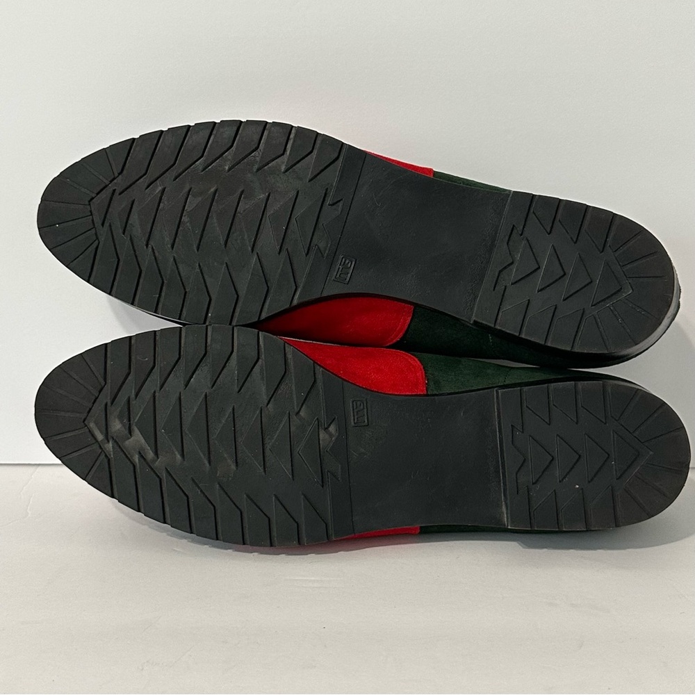 Vintage Loafers Artsy Art to Wear Maximalist Dopamine Kiltie Colorblock Sz 6.5 - Picture 10 of 11